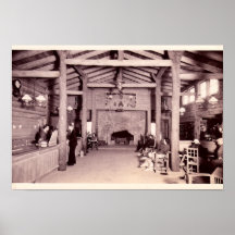 Grand Canyon Arizona Bright Angel Lodge Poster