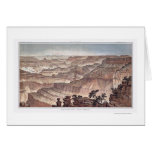 Grand Canyon from Pt. Sublime by Dutton 1882C Greeting Cards