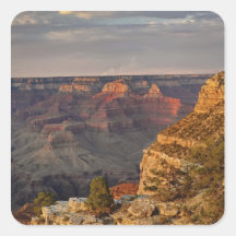 Grand Canyon from the south rim at sunset, 2 Stickers
