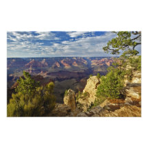 Grand Canyon from the south rim at sunset, 3 Photographic Print
