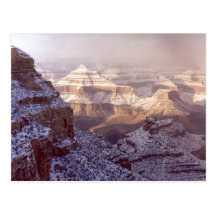 Grand Canyon in Winter Post Card