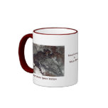 Grand Canyon in winter snow. mugs