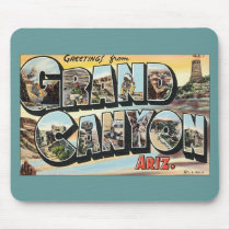 Grand Canyon Vintage Travel Mouse Pads