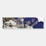 Grand Canyons Overlook Railings Pointing Bumper Sticker