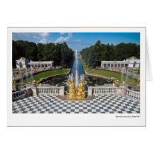 Grand Cascade, Peterhof Greeting Card