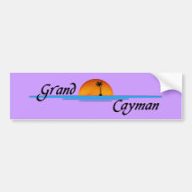 Grand Cayman Bumper Sticker