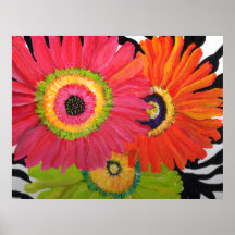 Grand Gerber Daisies Print