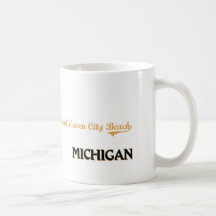 Grand Haven City Beach Michigan Classic Coffee Mugs