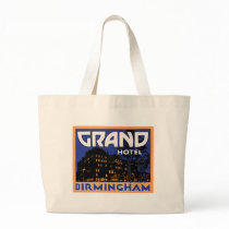 Grand Hotel Birmingham Canvas Bags