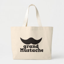 Grand Moustache Canvas Bag