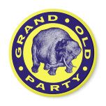 Grand Old Party Refrigerator Magnet