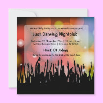 Grand Opening Nightclub invitations