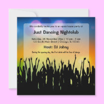Grand Opening NightClub invitations