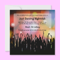 Grand Opening NightClub invitations