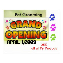 Grand Opening Post Cards