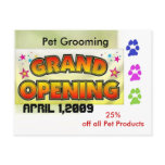Grand Opening postcards