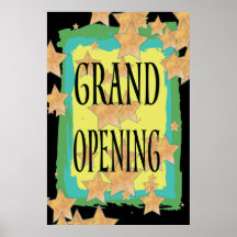 GRAND OPENING Poster