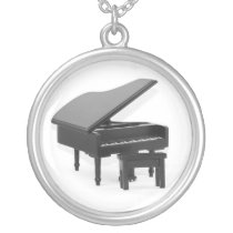Grand Piano necklaces