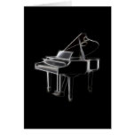 Grand Piano Musical Classical Instrument Greeting Card