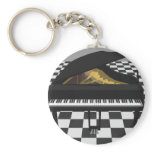 Grand Piano & Tile Floor: 3D Model: Keychain
