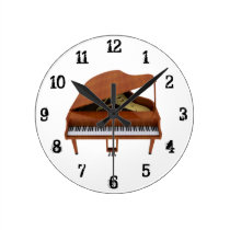 Grand Piano: Wall Clock wall clocks