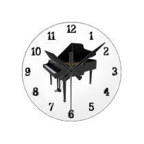 Grand Piano: Wall Clock wall clocks