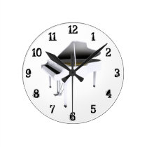 Grand Piano: Wall Clock wall clocks