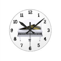 Grand Piano: Wall Clock wall clocks