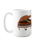 Grand Piano: Wood Finish: 3D Model: Coffee Mug