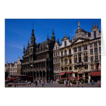 Grand Place, Brussels, Belgium Greeting Card