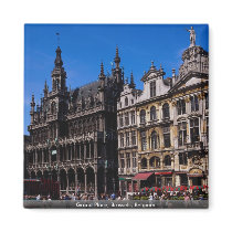 Grand Place, Brussels, Belgium Fridge Magnet