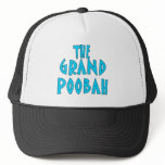 Grand Poobah Blue Font Products hats