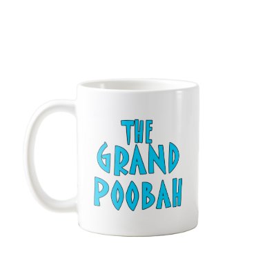 Grand Poobah Blue Font Products Mug by FathersDayProducts
