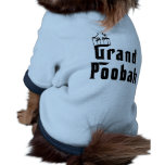 Grand Poobah in Godfather Style Font Tshirts pet clothing
