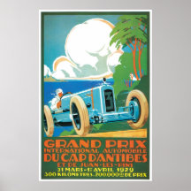 Grand Prix Du Cap Dantibes Poster