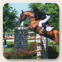 Grand Prix Horse Cork Coasters