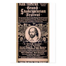 Grand Shakespearian Festival Postcard