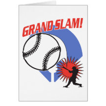Grand Slam Baseball Greeting Cards