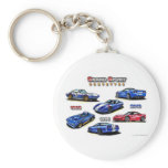 Grand Sport Corvettes 1963, 1996, 2010 Keychains