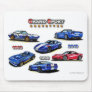 Grand Sport Corvettes 1963, 1996, 2010 Mouse Pads