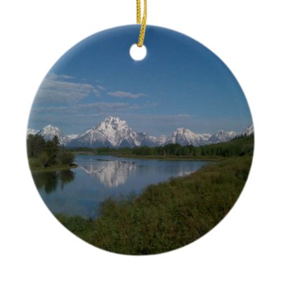 Grand Teton National Park Christmas Ornament
