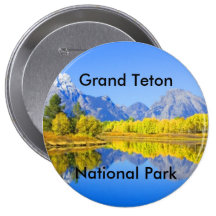 Grand Teton National Park Series 1 Pinback Button