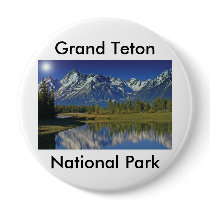 Grand Teton National Park Series 4 Pinback Button