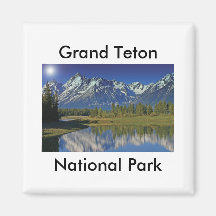 Grand Teton National Park Series 4 Refrigerator Magnet