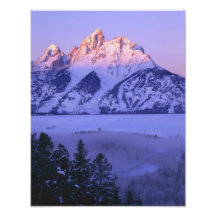GRAND TETON NATIONAL PARK, WYOMING. USA. Fog & Photo Art