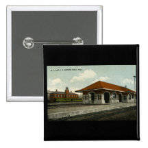 Grand Trunk and Pere Marquette Depots, Ionia, MI Pin