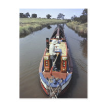 Grand Union Canal England postcard