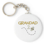 Grandad 2 Bee Keychains