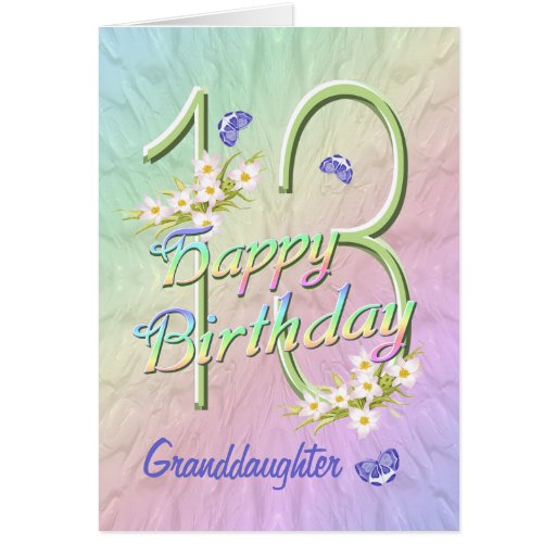 Happy 13th Birthday Granddaughter Quotes. QuotesGram
