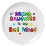 Granddaughter Best Friend Plates